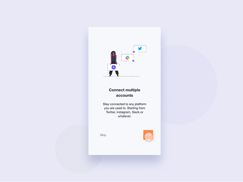 Mobile Onboarding Animation