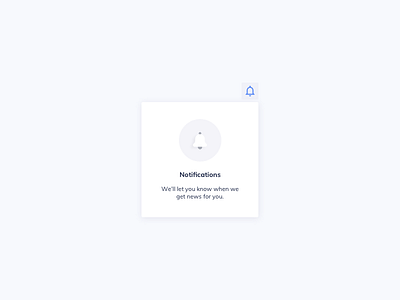 Notifications Empty State UI Design daily ui dailyui development empty state empty state ui ildiesign management onboarding onboarding ui ui ui design ui pattern ux ux design