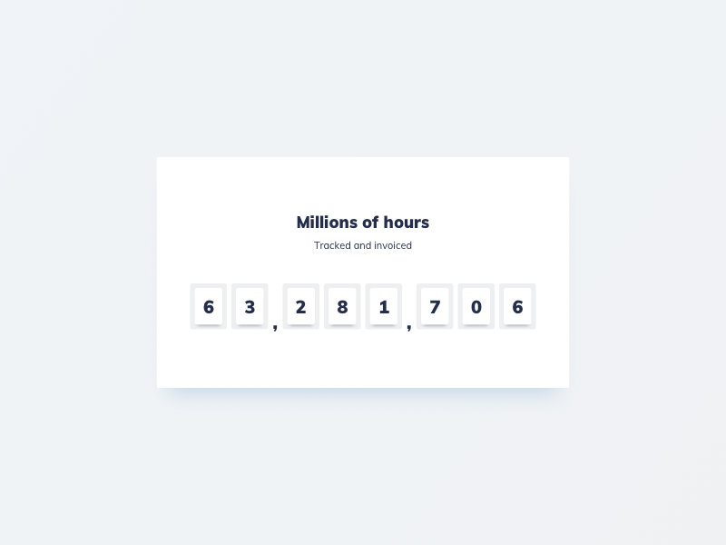 Counter UI Design by Ildiko Gaspar on Dribbble