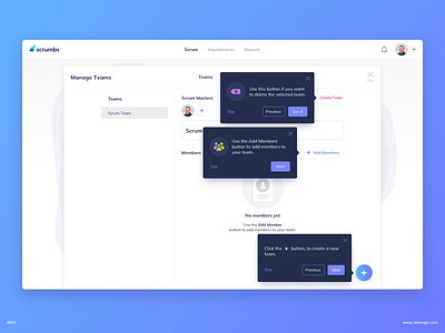Manage Teams Onboarding UI Design daily ui development guides ildiesign management onboarding onboarding ui scrumbs tooltip tooltip design tooltip ui ui ui design ui pattern ux ux design