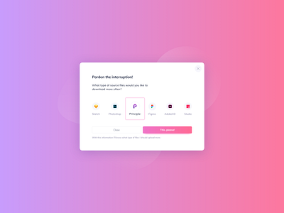 Survey UI Design dailyui ildiesign pop up software survey survey design survey ui tool ui ui design ui pattern ux ux design