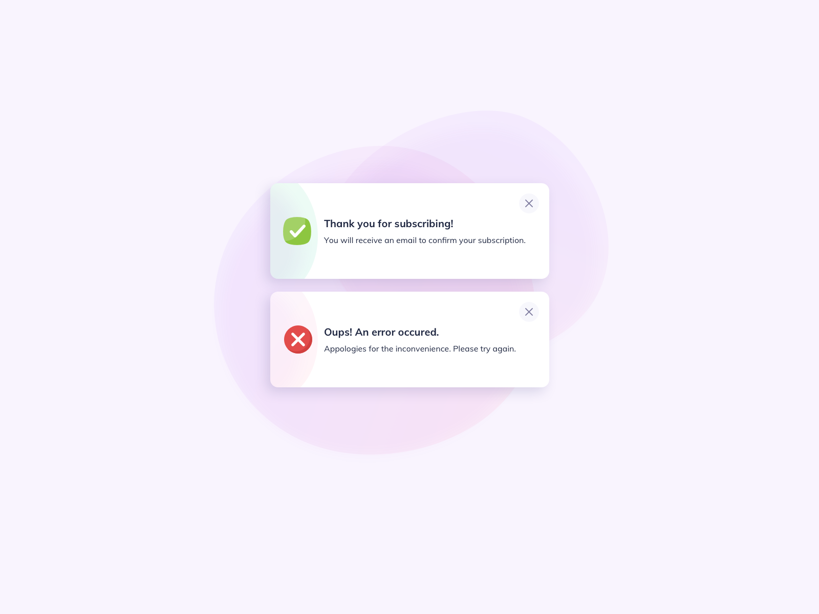Subscribe Notifications UI Design by Ildiko Gaspar on Dribbble