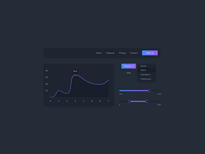 Dark Theme UI Components components dark components dark theme dark theme ui dark ui dark ui design dradient ildiesign menu menu ui ui ui design ui pattern ux ux design