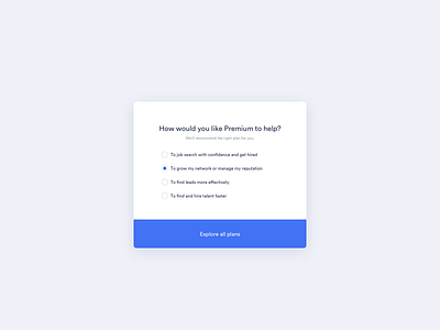 Questionnaire UI Design