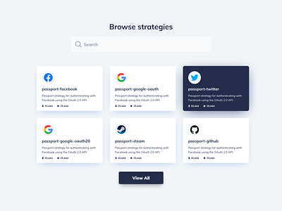 Browse Page UI Design