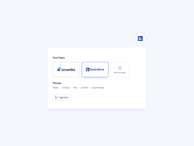 Account Dropdown UI Design account settings daily ui dailyui dropdown dropdown panel ildiesign ildiko ignacz ui ui design ui design daily ui pattern ui practice uidesign ux ux design