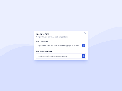 Integrate Flow Card UI Design