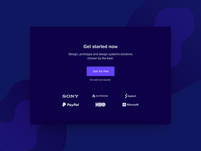 Get Started Section UI Design