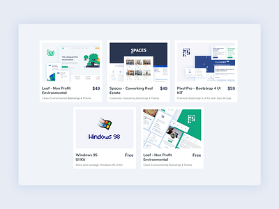 Cards UI Design bootstrap card design card ui dailyui ildiesign ildiko gaspar preview card themes ui ui design ui kit ui kit design ui pattern ux ux design