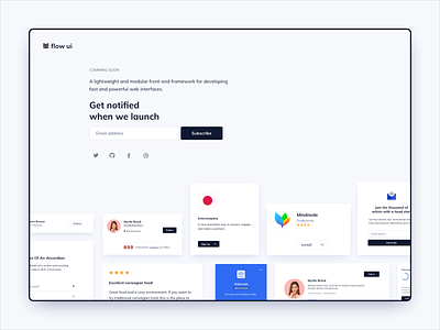Coming Soon Page UI Design