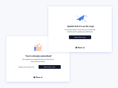 Subscribe Feedbacks UI Design dailyui email sent feedback ui ildiesign notification subscribe subscribe feedback subscribed ui ui design ui pattern ux ux design