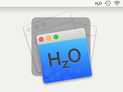 HzO Icon for Mac App app apple debut hazeover icon mac osx sketch vector yosemite