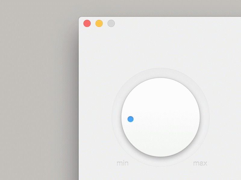 Dimmer Knob Control for OS X