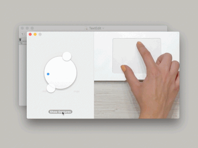 Gesture Demo for Distraction Dimmer app apple control demo gesture knob mac osx sketch ui ux vector