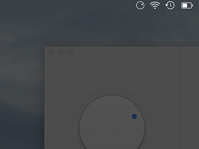 Dark Mode Status Icon app apple control demo dimmer gesture mac osx sketch ui ux vector