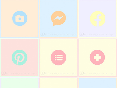 Aesthetic day light pastel colors mixed-collection. app app icon app icons art branding design designs graphic design icon illustration logo motion graphics typography ui ux vector