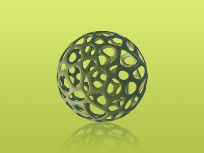 Spherical Voronoi Green 3d clean floor green spherical voronoi