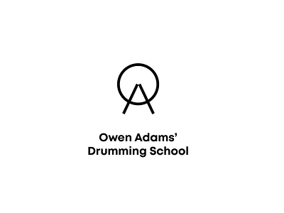 Drumming School - Case Study branding clean design graphic design logo minimalist simple vector