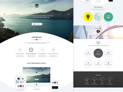 Sleek Multipurpose Website Part 2