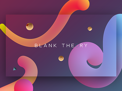 Blank Theory Home clean design exploration home landing page minimal user interface website
