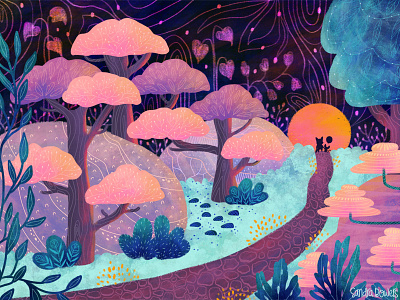 Magic Forest Illustration