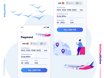 Credit Card Checkout 002 adobexd creditcard dailyui payment uidesign