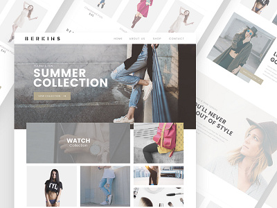 Fashion Website daily ui ecommerce fashion ui user interface web design website design