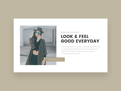 A chunk of the Fashion Website daily ui ecommerce fashion ui user interface web design website design