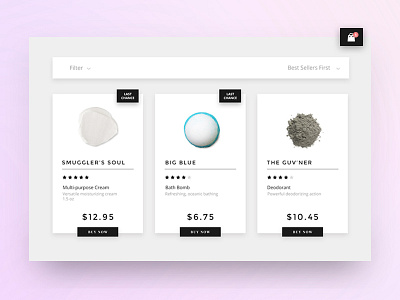 E-commerce Shop Page e commerce material design modern product ui web design