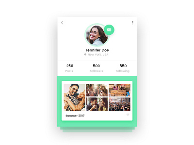 Simple Photo Sharing App Concept