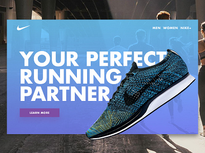 Nike Concept daily ui landing page material design minimal modern modern website ui user interface ux web design website