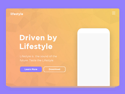 Landing Page for an App daily ui landing page material design modern modern website ui user interface ux web design website