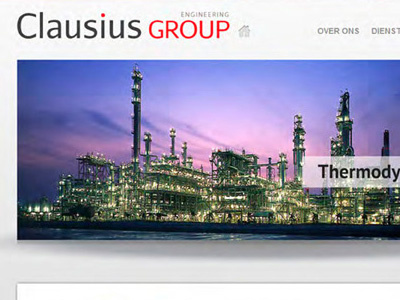 Clausius Group color graphic logo website