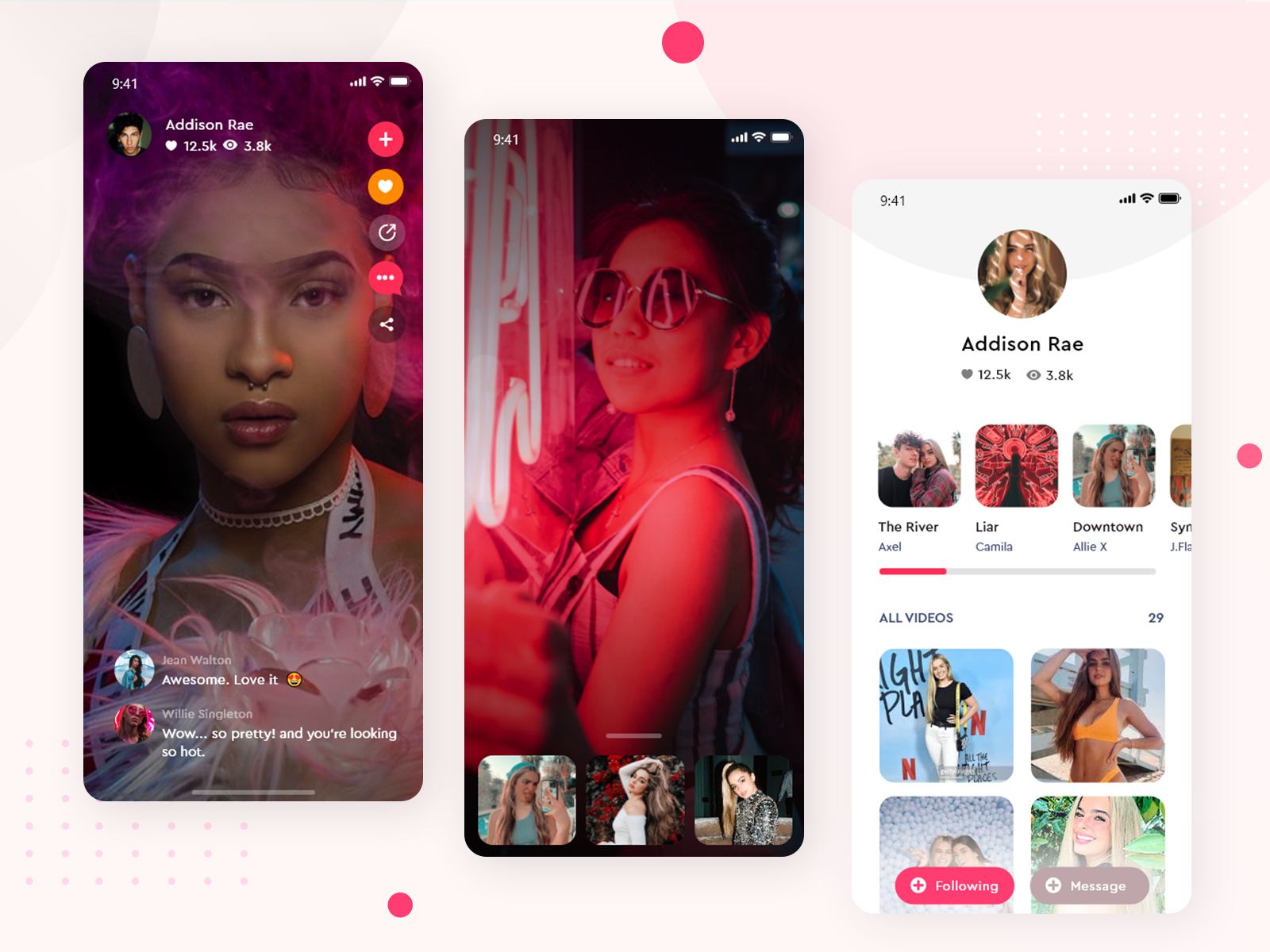 Media video app by Muhammad Sohaib on Dribbble