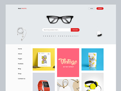 Product Photography PSD Template