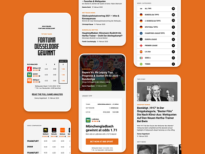 Revamp Wettbasis branding clean flat gambling simple sports ui ux web website