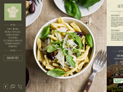 Café Wiuff café food restaurant webdesign website
