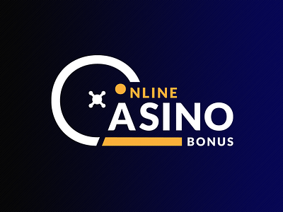 Online Casino Bonus casino gambling icon logo logo 2d roulette ui vector web