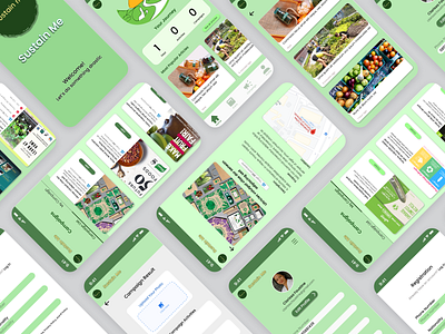 SustainMe Mobile Application | UI UX Case Study