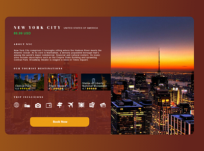 Travel agency website design concept app landing page travel ui ux web website