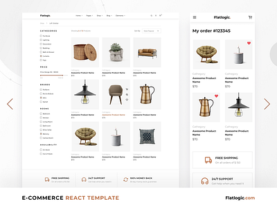 ECOMMERCE REACT TEMPLATE