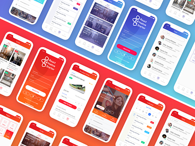 React Native Starter Mobile Kit flat design graphic interface iphone x mobile kit mobile template react ui ui kit ux widgets