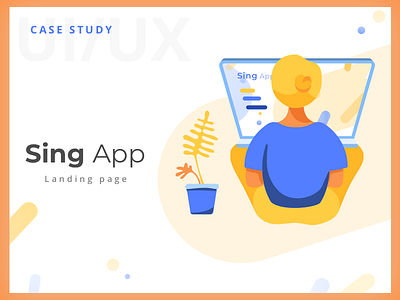 Landing Page Design Case Study case study dashboard design graphic illustration product style template ui ux