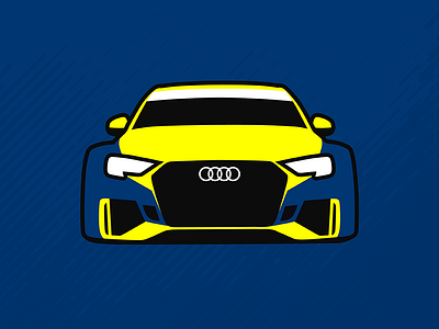 Audi RS3 LMS TCR Illustration car illustration livery racing