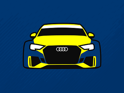 Audi RS3 LMS TCR Illustration