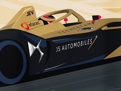 Formula E: Ad Diriyah E-Prix Illustration