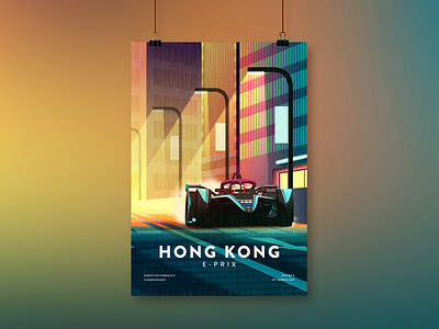 FIA Formula E – Hong Kong E-Prix Illustration