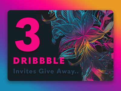 3 Dribbble Invites :)