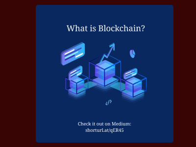 Blockchain Article blockchain graphic design logo ui
