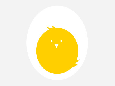 Easter chicken cute easter egg fowl illustration yellow